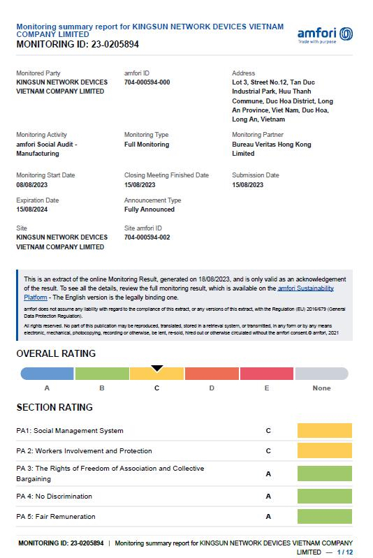 BSCI Audit