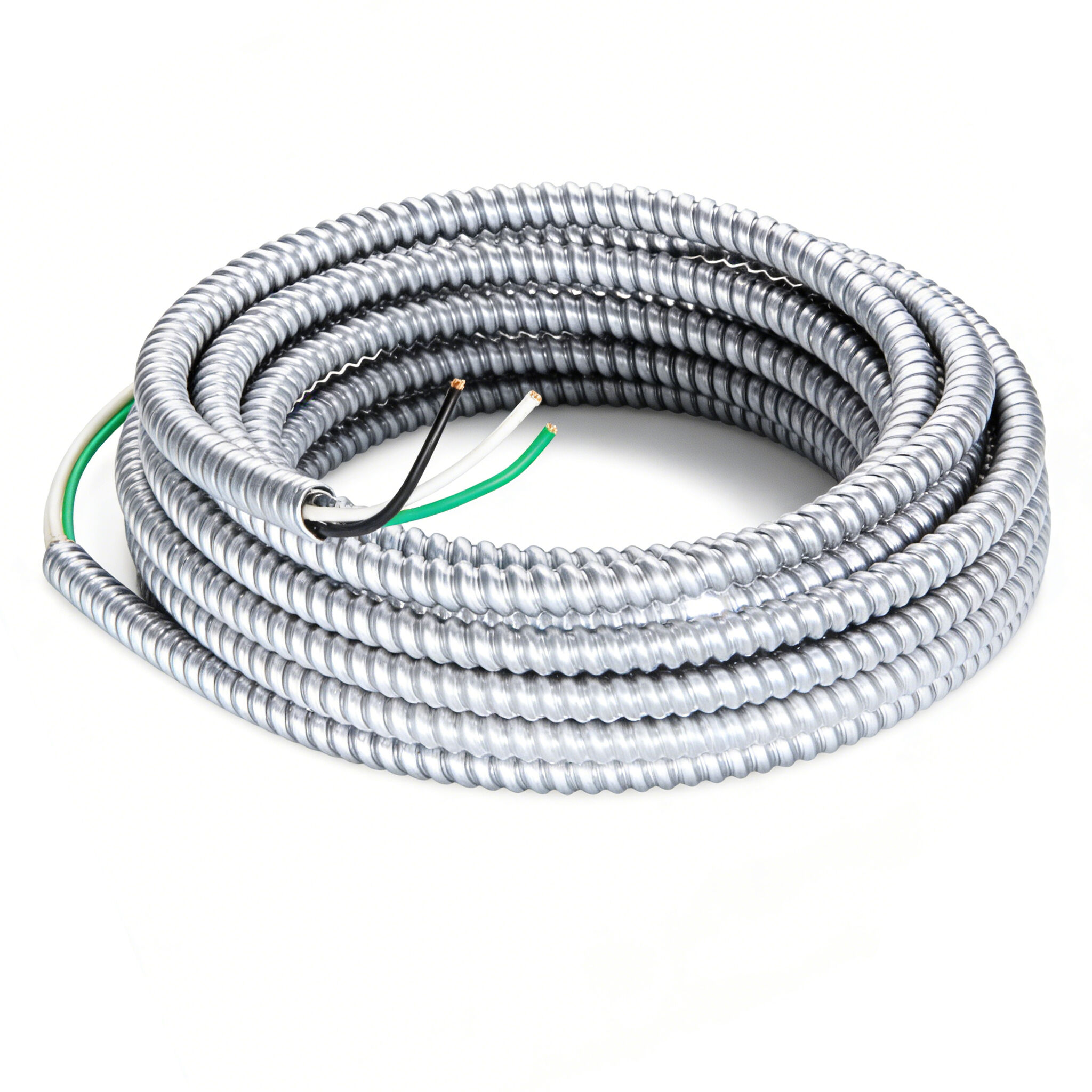 Products MC Cable (Metal-Clad) — UL Listed, 6–14 AWG with Aluminum Armor