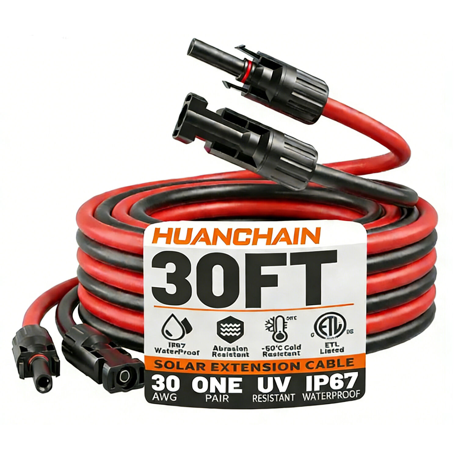 Products 4-Way Flat Trailer Cable — SAE J1128, 18–14 AWG